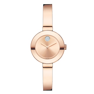 Ladies' Movado Bold® Crystal Accent Bangle Watch (Model: 3600322)