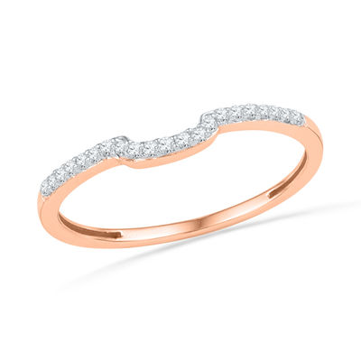 0.33 CT. T.W. Diamond Frame Bridal Set in 10K Rose Gold