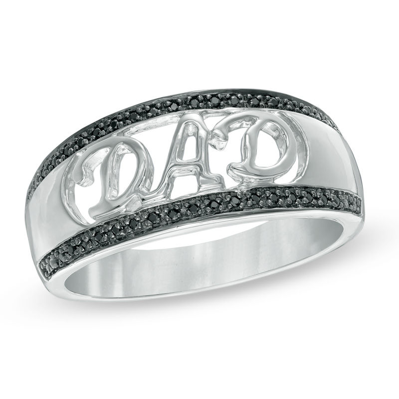 Dad ring clearance silver