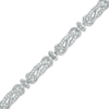 Thumbnail Image 0 of 0.95 CT. T.W. Diamond Infinity Link Bracelet in 10K White Gold