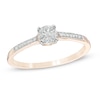 Thumbnail Image 0 of 0.07 CT. T.W. Multi-Diamond Promise Ring in 10K Rose Gold