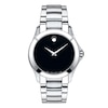 Thumbnail Image 0 of Men's Movado Masino™ Stainless Steel Watch with Black Dial (Model: 605869)