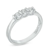 0.09 CT. T.W. Diamond Three Stone Promise Ring in Sterling Silver