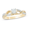 0.45 CT. T.W. Diamond Loop Ring in 10K Gold