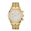 Thumbnail Image 0 of Ladies' Bulova Chronograph Gold-Tone Watch with Silver-Tone Dial (Model: 97B149)