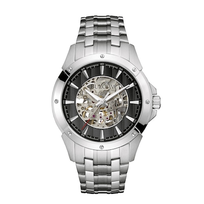 Men's Bulova Automatic Watch with Skeleton Dial (Model: 96A170)