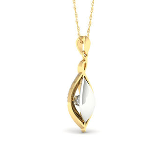 Unstoppable Love™ 0.25 CT. T.W. Diamond Infinity Flame Pendant in 10K Two-Tone Gold