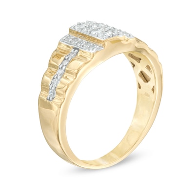 Men's 0.45 CT. T.W. Diamond Ring in 10K Gold