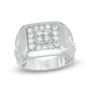 Men's 0.95 CT. T.W. Diamond Ring in 10K White Gold