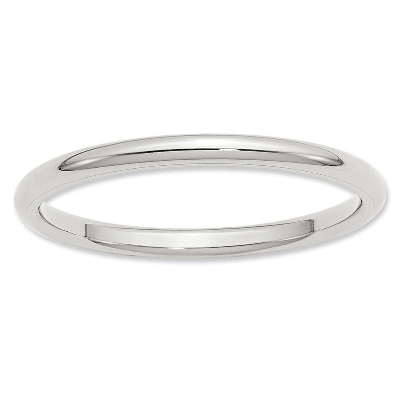 Ladies plain outlet silver ring