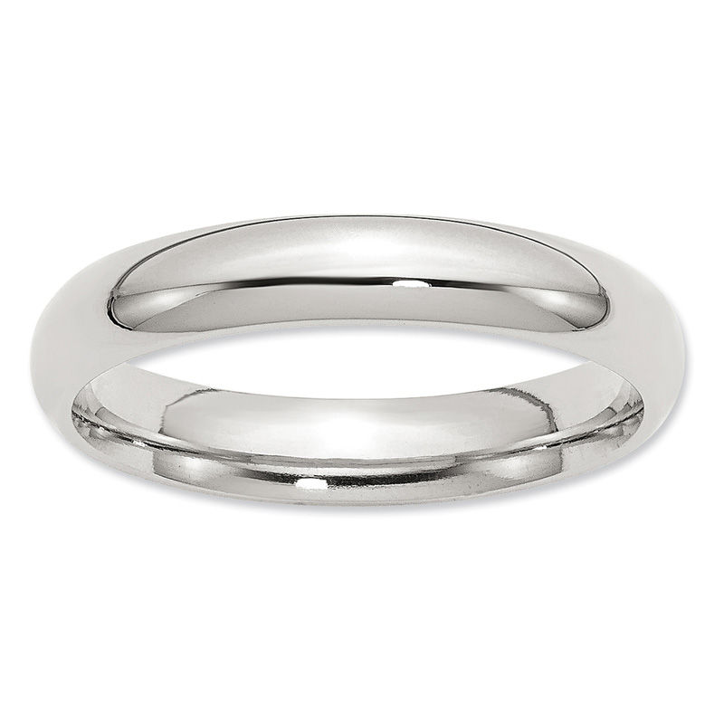 Plain silver women's wedding bands sale