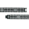 Thumbnail Image 2 of Men's 0.28 CT. T.W. Diamond Triple Row Link Bracelet in Stainless Steel and Black IP - 8.75&quot;