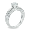 Thumbnail Image 1 of 0.75 CT. T.W. Certified Canadian Diamond Split Shank Engagement Ring in 14K White Gold (I/I1)