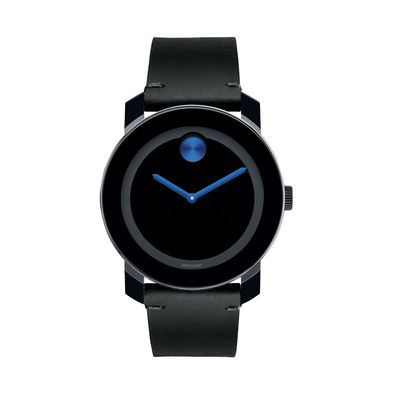 Men's Movado Bold® Strap Watch with Black Dial (Model: 3600307)