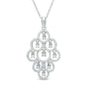 Thumbnail Image 0 of 1.00 CT. T.W. Diamond Chandelier Pendant in 10K White Gold