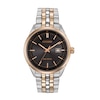 Men's Citizen Eco-Drive®Two-Tone Watch with Black Dial (Model: BM7256-50E)