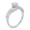 Thumbnail Image 1 of 0.95 CT. T.W. Diamond Swirl Engagement Ring in 10K White Gold