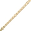 Thumbnail Image 0 of Bar Station Fancy Chain Bracelet in 10K Gold - 7.5"