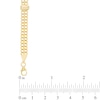 Thumbnail Image 1 of Bar Station Fancy Chain Bracelet in 10K Gold - 7.5"