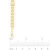 Thumbnail Image 1 of Bar Station Fancy Chain Necklace in 10K Gold - 17.75"