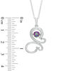 Thumbnail Image 1 of Unstoppable Love™ 5.0mm Mystic Fire® Topaz Butterfly Pendant in Sterling Silver