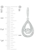 Thumbnail Image 2 of Unstoppable Love™ Diamond Accent Pear-Shaped Earrings and Pendant Set in Sterling Silver