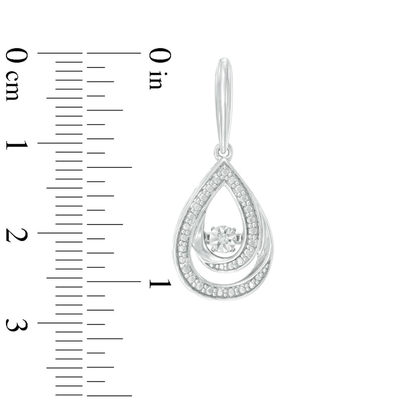 Unstoppable Love™ Diamond Accent Pear-Shaped Earrings and Pendant Set in Sterling Silver