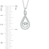 Unstoppable Love™ 0.15 CT. T.W. Diamond Layered Infinity Pendant in Sterling Silver