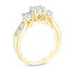 Thumbnail Image 1 of 0.95 CT. T.W. Diamond Past Present Future® Miracle Engagement Ring in 10K Gold
