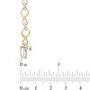 0.45 CT. T.W. Diamond Infinity Loop Bracelet in 10K Gold - 7.25"