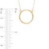Thumbnail Image 1 of Circle Necklace in 10K Gold
