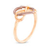 Heart with Infinity Ring in 10K Two-Tone Gold