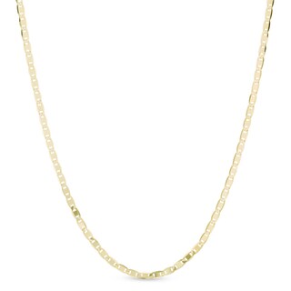 Ladies' 1.7mm Mariner Chain Necklace in Solid 10K Gold - 18"