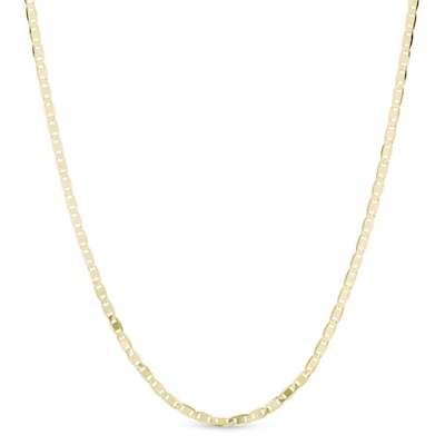 Ladies' 1.7mm Mariner Chain Necklace in Solid 10K Gold - 18"