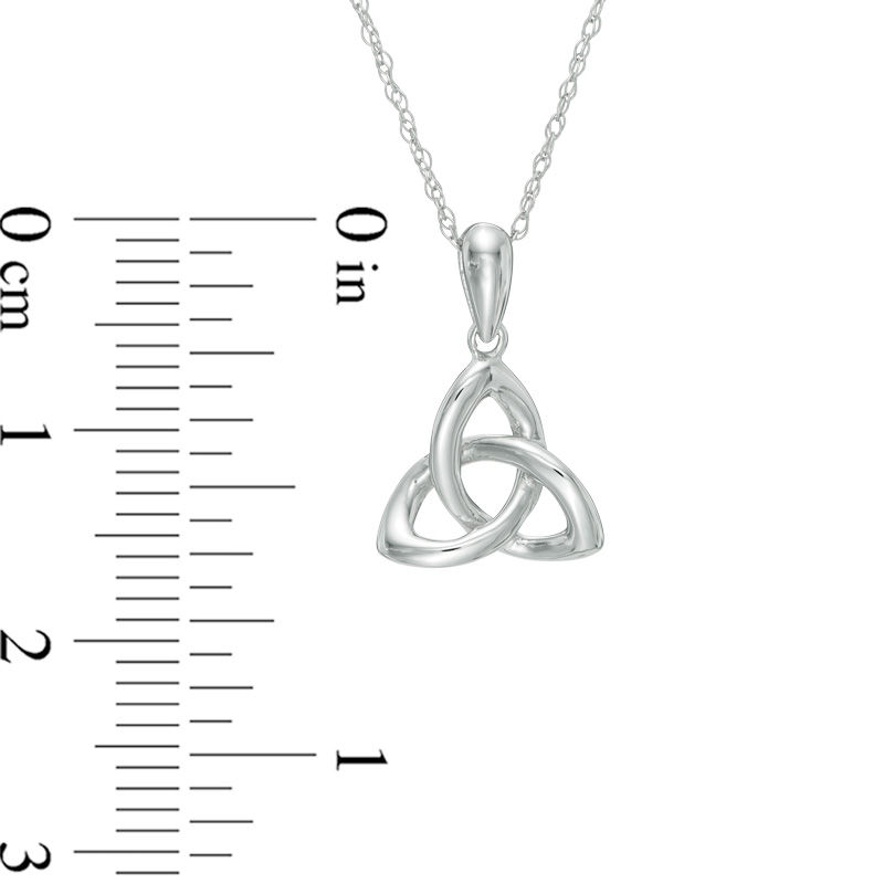 14k Multi Gold Trinity Knot Necklace - A Little Irish Too