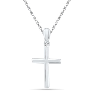 Stacked Cross Pendant in 10K Gold