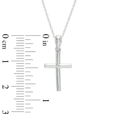 Stacked Cross Pendant in 10K Gold