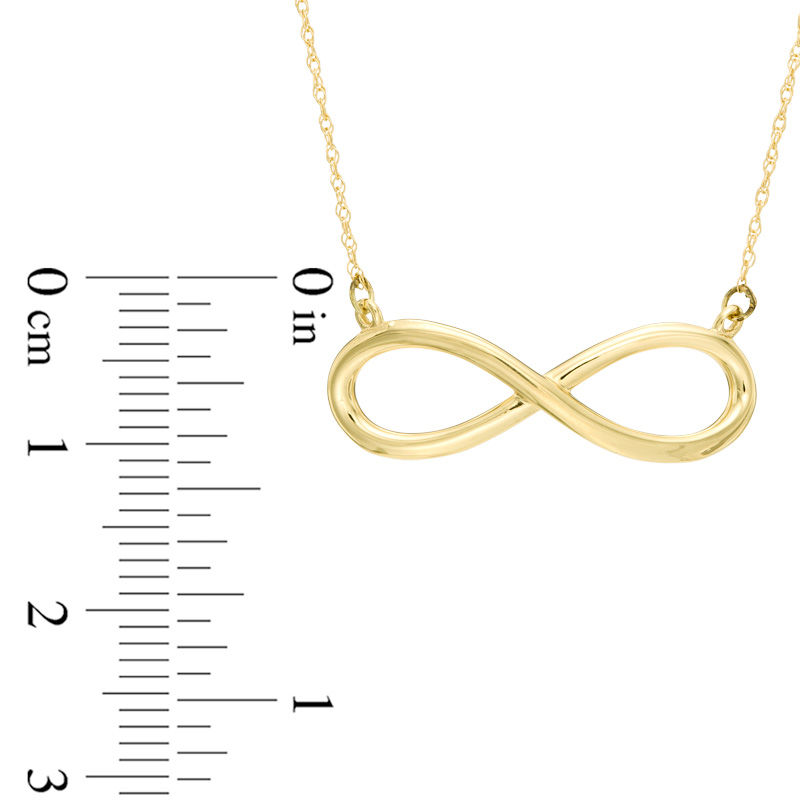 Sideways on sale infinity necklace