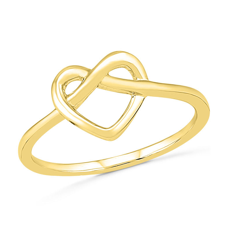 Heart Knot Ring in 10K Gold|Peoples Jewellers