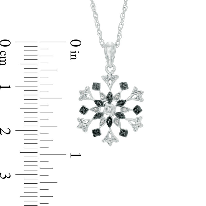 spence diamond snowflake necklace