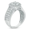 Thumbnail Image 1 of 1.50 CT. T.W. Composite Diamond Frame Engagement Ring in 14K White Gold