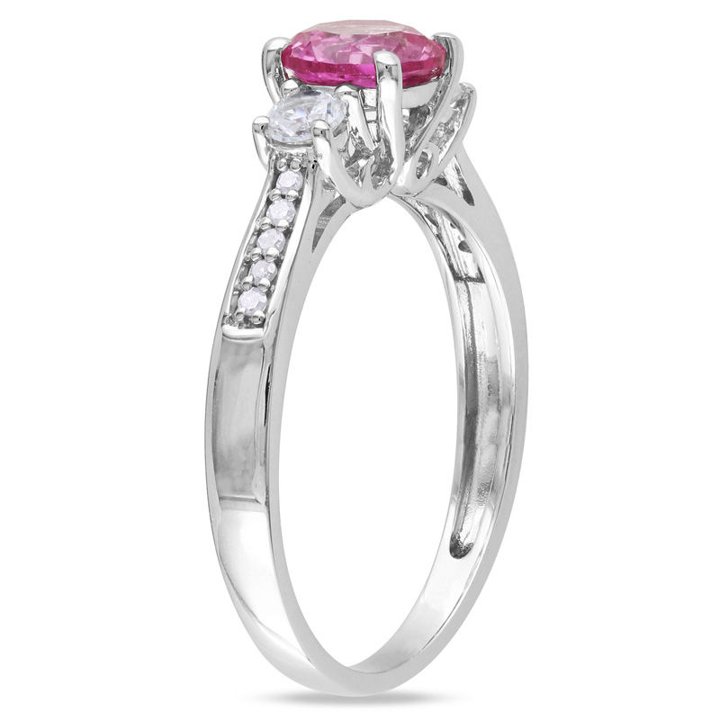 Pink sapphire stone on sale ring