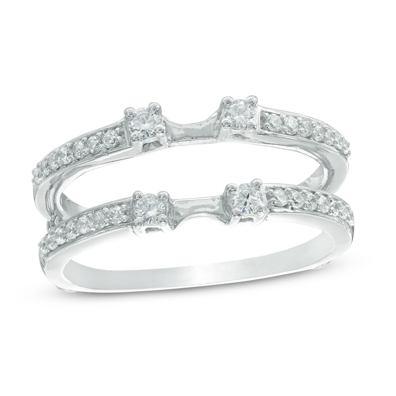 0.30 CT. T.W. Diamond Solitaire Enhancer in 10K White Gold|Peoples Jewellers