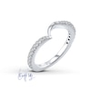 Thumbnail Image 2 of Ever Us™ 0.33 CT. T.W. Diamond Contour Band in 14K White Gold