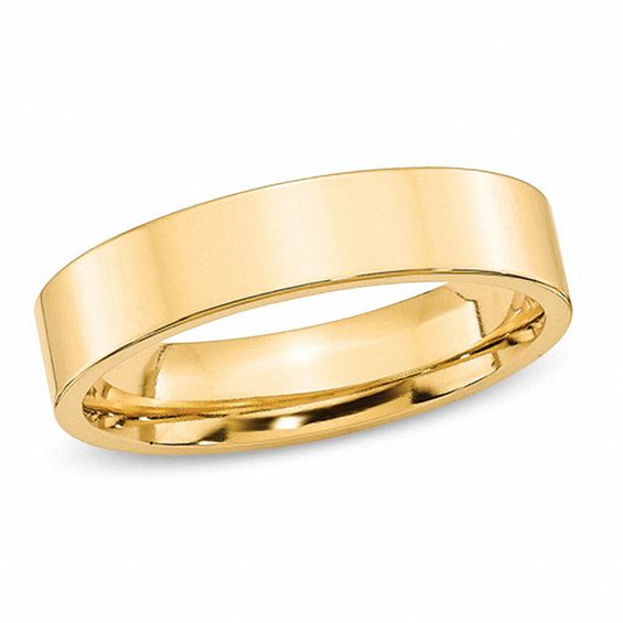 Flat store gold ring