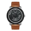 Thumbnail Image 0 of Men's Movado Bold® Dual-Time Strap Watch with Black Textured Dial (Model: 3600361)