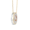 Unstoppable Love™ 1/6 CT. T.W. Composite Diamond Orbit Pendant in 10K Tri-Tone Gold