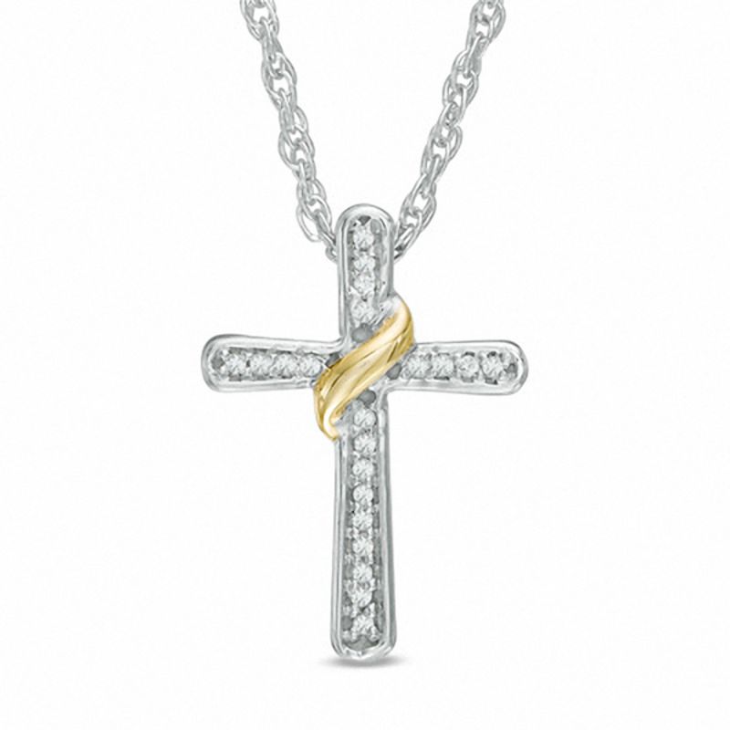 Infinity cross clearance necklace zales