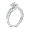 0.30 CT. T.W. Diamond Double Frame Bridal Set in 10K White Gold