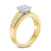 Thumbnail Image 1 of 0.75 CT. T.W. Diamond Composite Double Row Bridal Set in 10K Gold